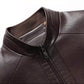 Sconto per un periodo limitato💥Giacca in pelle casual da uomo in montone