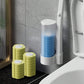 🧹🚽 Scopino WC Monouso con Ricariche – Sistema Igienico con Spugna Detergente, Supporto Incluso – Profumi Ocean, Limone & Lavanda 🌿🚿