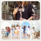 Camicia & Pantaloni Casual con Colletto a Bavero per Donna