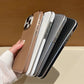 Custodia in Pelle con Ricarica Magnetica per iPhone