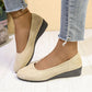Scarpe eleganti e leggere con zeppa a tacco basso antiscivol