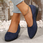 Scarpe eleganti e leggere con zeppa a tacco basso antiscivol