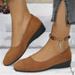 Scarpe eleganti e leggere con zeppa a tacco basso antiscivol