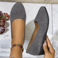 Scarpe eleganti e leggere con zeppa a tacco basso antiscivol