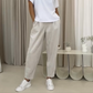 Set Giacca e Pantaloni con Bottoni a Colore Solido