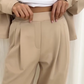 Set Giacca e Pantaloni con Bottoni a Colore Solido