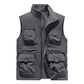 Giacca Senza Maniche Reversibile Multi-Tasca Casual