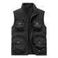 Giacca Senza Maniche Reversibile Multi-Tasca Casual