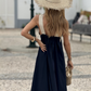 Abito Maxi Senza Maniche con Collo Halter per Donna