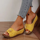 Sandali da Donna Slip-On con Motivo a Fiore Comodo