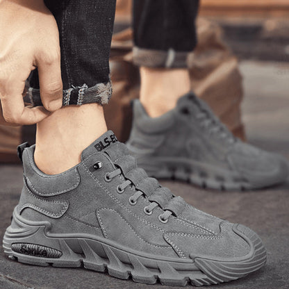 Scarpe da Uomo con Suola Spessa Antiscivolo per Passeggio Casuale