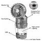 2-in-1 Luce Solare da Avventura & Ventilatore Portatile