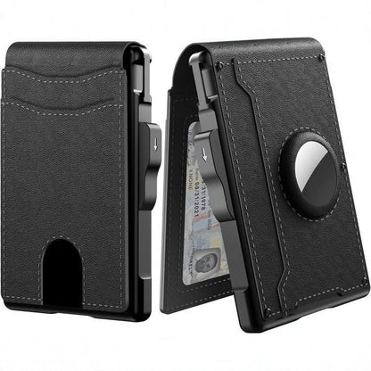Portafoglio Sottile Porta Carte di Credito con Clip per Denaro