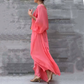 Top Sciolto & Pantaloni in Chiffon A Gamba Larga Con Spacco 2 Pezzi Set