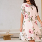 ⏳ Sconto del 50% per un periodo limitato! 💥Abito in chiffon color rosa a petali (più acquisti, maggiore è lo sconto)