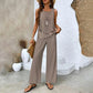 Set da 2 Pezzi Donna con Stampa alla Moda - Top Senza Maniche e Pantaloni Abbinati