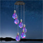 Campanelli Eolici con Lampadina LED Colorata ad Energia Solare