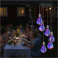 Campanelli Eolici con Lampadina LED Colorata ad Energia Solare