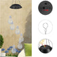 Campanelli Eolici con Lampadina LED Colorata ad Energia Solare