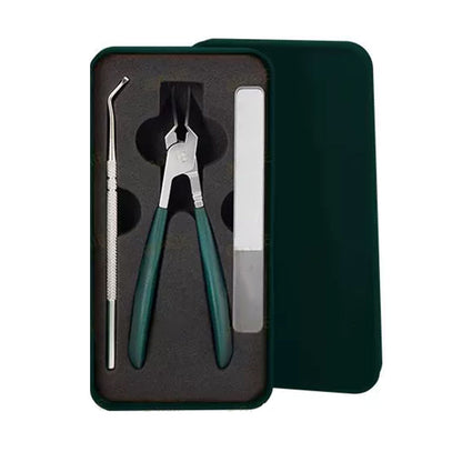 Set di 3 Tagliaunghie Inclinati a 25° Anti-Spruzzo