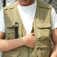 Gilet All'Aperto da Uomo Leggero e Traspirante con Multi Tasche