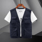 Gilet All'Aperto da Uomo Leggero e Traspirante con Multi Tasche