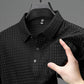 Camicia a maniche corte testurizzata da uomo