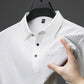 Camicia a maniche corte testurizzata da uomo