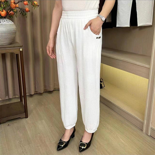 Pantaloni Casual Larghi e Traspiranti da Donna