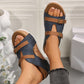 🔥Promozione Estiva 44% di Sconto 🔥Sandali con Zeppa e Plateau con Cut-out alla Moda da Donna