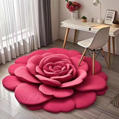Tappetino da pavimento in peluche floreale o terra di diatomee