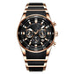 Orologio al quarzo multifunzione impermeabile da uomo