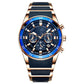 Orologio al quarzo multifunzione impermeabile da uomo