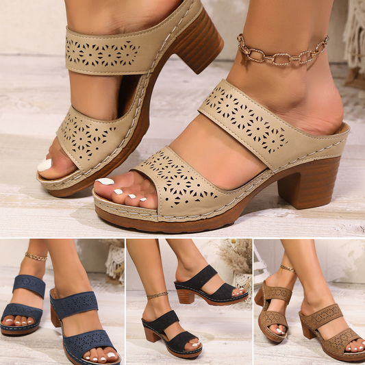 Sandali con zeppa slip-on comodi da donna (sconto del 32%)