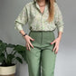 Camicia a Bottoni Stampata da Donna e Pantaloni