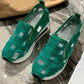Canvas Mesh Thick Bottomed Women's Sandals