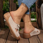 Sandali casual estivi da donna con cinturino incrociato regolabile