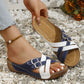 Sandali casual estivi da donna con cinturino incrociato regolabile