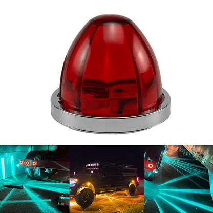 Luci di segnalazione laterali a LED a forma di anguria per camion e rimorchi