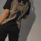 Set Casual Stampato a 2 Pezzi - Top e Pantaloni con Coulisse