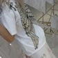 Set Casual Stampato a 2 Pezzi - Top e Pantaloni con Coulisse
