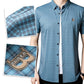 🌈Novità 2025 - Camicia casual a maniche corte a quadri da uomo