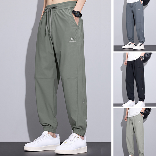 Pantaloni da jogging in seta ghiacciata ad asciugatura rapida