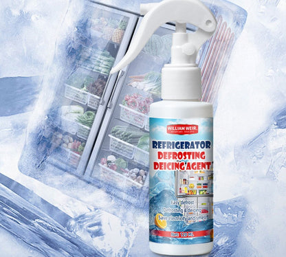 🧊 Spray Sbrinante per Frigorifero e Congelatore 120ml 🧴 | Formula Rapida Non Corrosiva Sciogli Ghiaccio e Brina ⚡ | Deghiacciante Multiuso per Casa e Auto ❄️🛡️