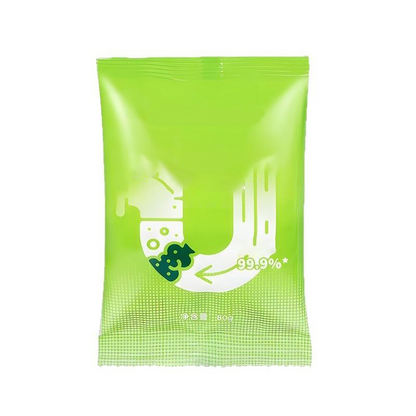 🪠 Polvere Disotturante Potente per Tubature e Scarichi (80g) | Scioglie Grasso, Capelli e Residui di Cibo | Azione Rapida Antiodore Sicura per Lavello, WC e Doccia 🚿