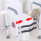 Corrimano di Sicurezza per WC 🚽 | Supporto Antiscivolo in Acciaio per Anziani 🛡️ | Altezza Regolabile Senza Attrezzi 🔧 | Ideale per la Sicurezza in Bagno 💖
