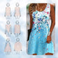 🌞Essenziali per l'estate👗Abito estivo senza maniche a fiori da donna