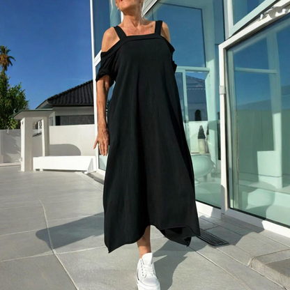 🏖️Summer Specials💃Maxi abito casual a spalla fredda da donna