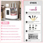 🧼 Pulisci Pennelli Elettrico 3-in-1 per Make-up ✨ | Lavaggio Automatico a Vortice & Asciugatura Rapida 2H/5H 💨 | Contenitore Antipolvere USB, Delicato sulle Setole 6W 🌸