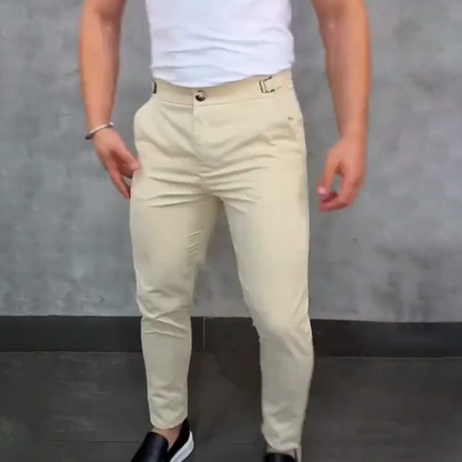 Pantaloni aderenti elasticizzati da uomo